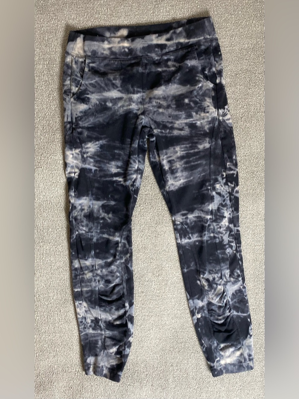 Soft Surroundings Women’s Stretch Ankle Tie-Dye Pull On Pants With Pocket
